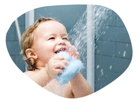 Die Dizzy Düse schützt u.a. Kinder vor Legionellen